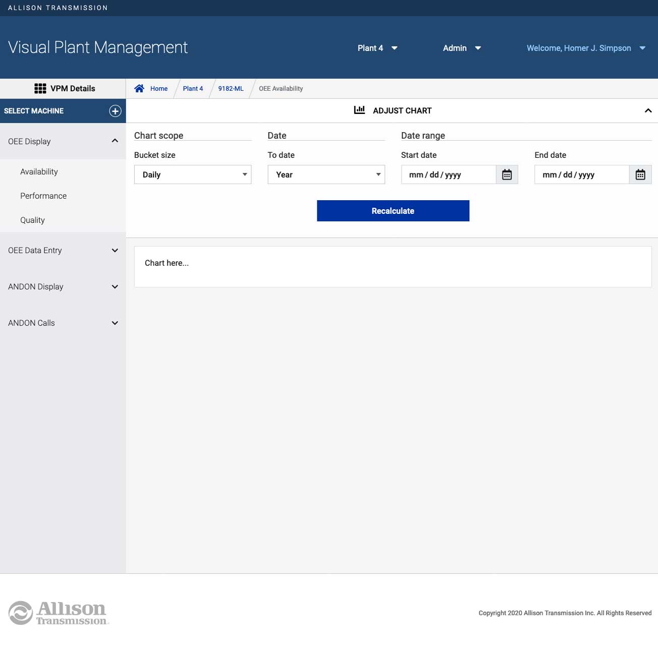 The app also allowed for various levels of report generation.